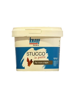 Stucco in pasta per muro e legno Knauf 500 g